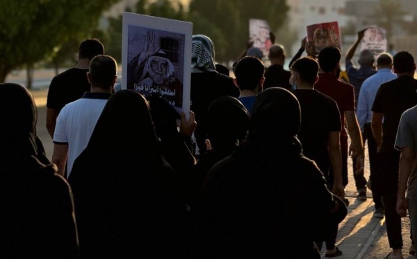 Protest demanding release of Mr. Hassan Mushaima and Dr. Abduljalil Al-Singace - April 19, 2024
